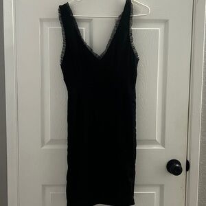 Nanette Lepore Black and White Animal Print Dress